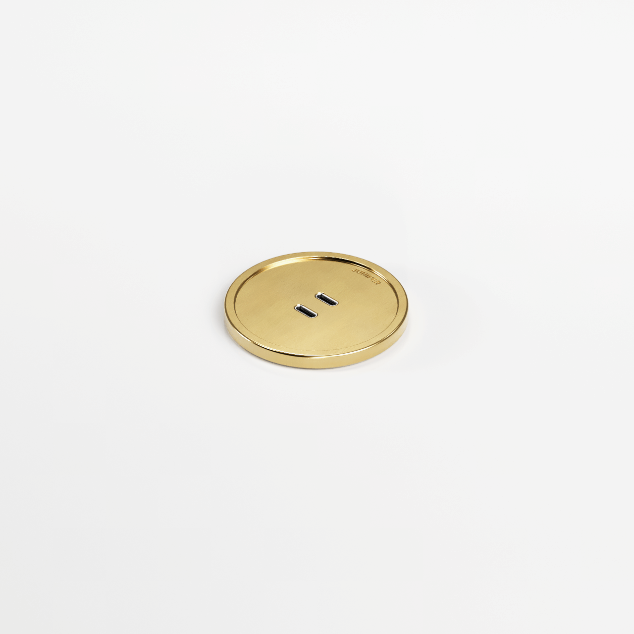 Ground Control Plug In 1 USB C Satin Brass
