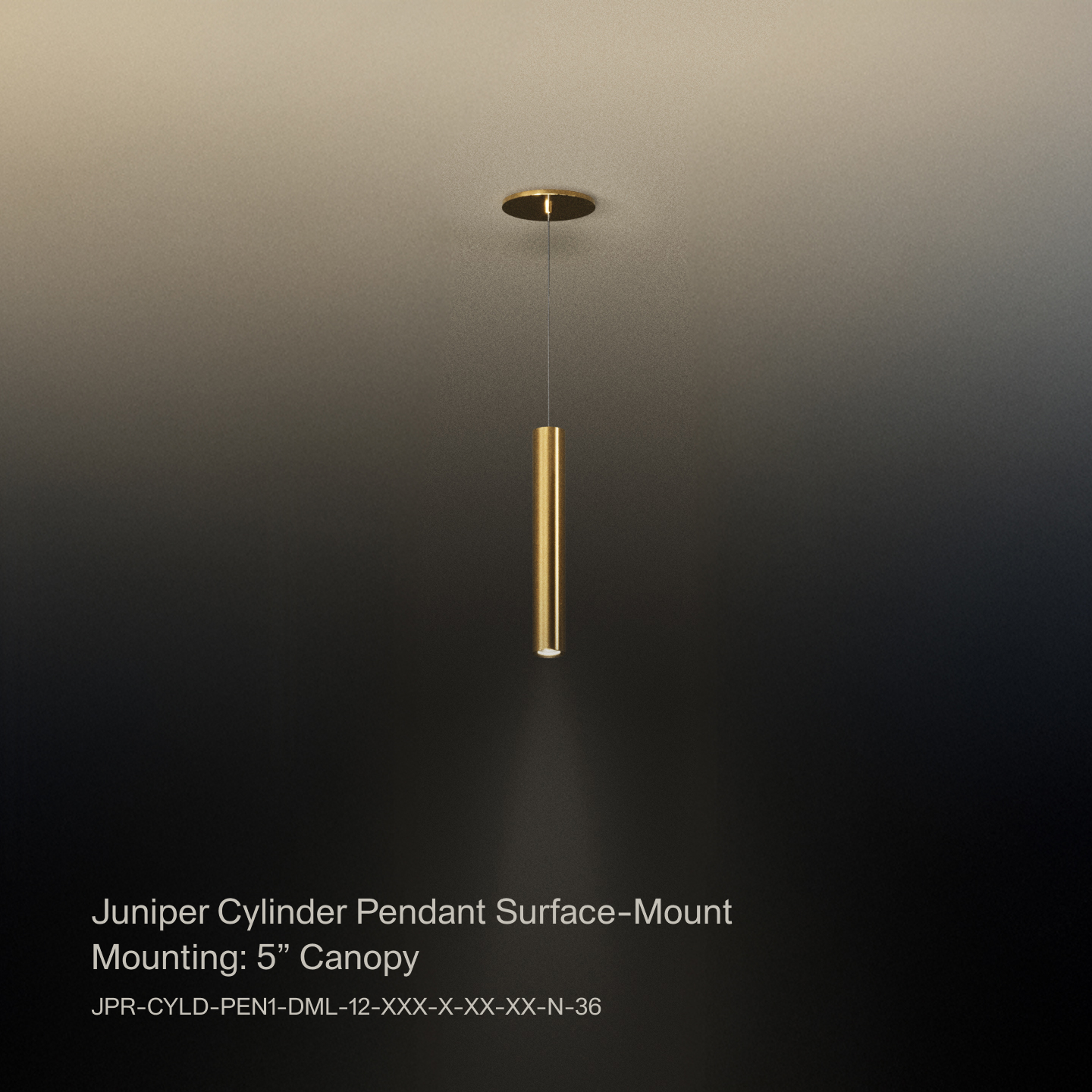 Juniper Cylinder Pendant Surface-Mount - Image 5