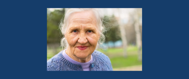 smiling older woman