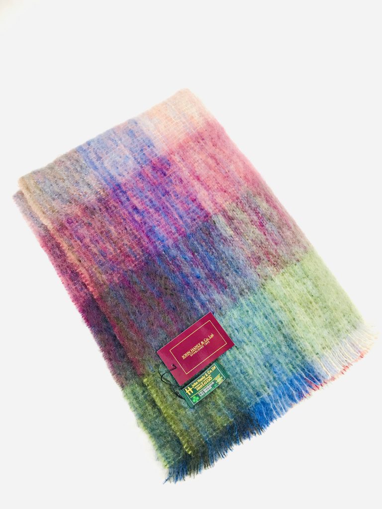 John Hanly Irish Mohair Blanket 502 BEST SELLER Skellig Gift Store