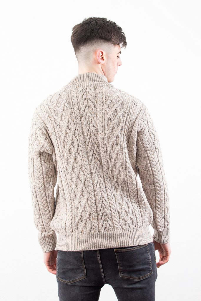 merino wool half zip