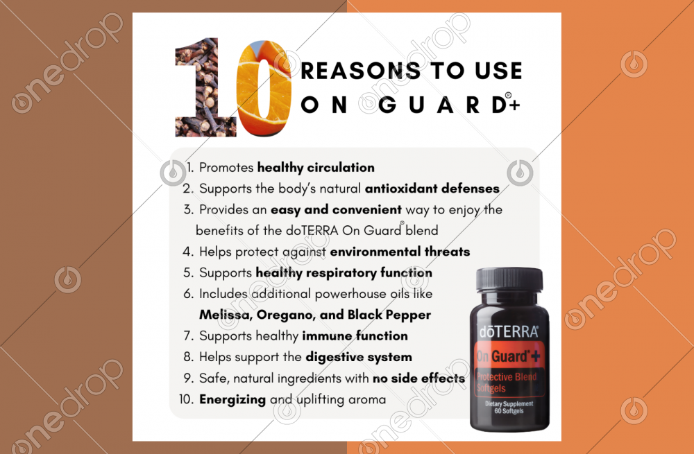 On Guard Plus Softgels 10 Reasons to Use One Drop