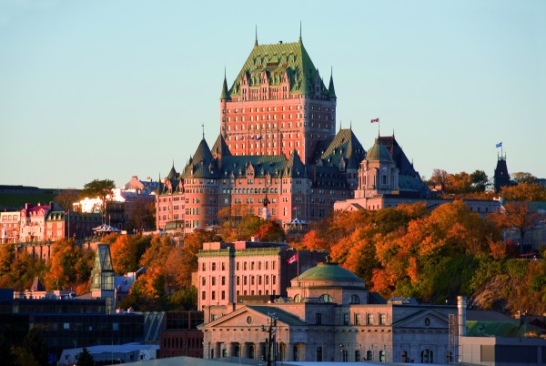 Chateau Frontenac, courtesy of Quebec City Tourism.