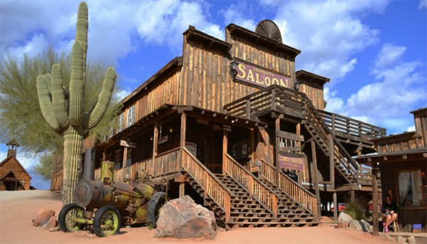 Ghost town in Goldfield, Arizona