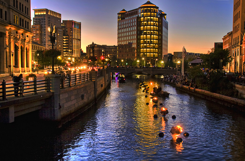 WaterFire event in Providence, RI 