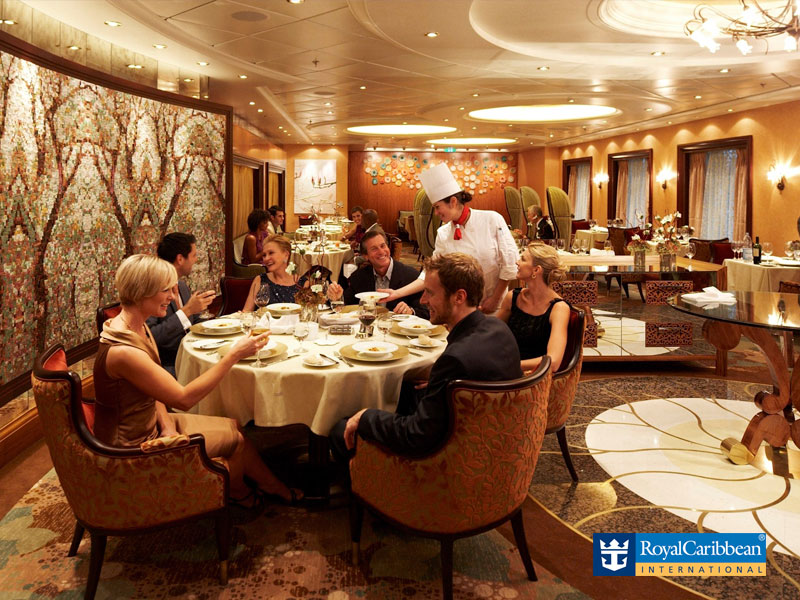 The 7 best restaurants aboard cruise ships