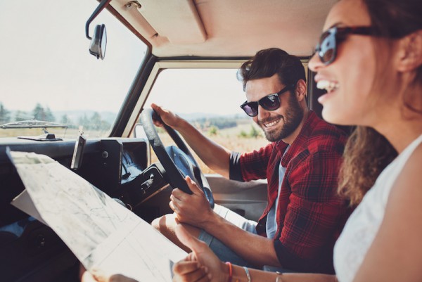 couple on the road