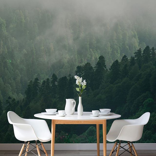 Cover your wall with a mural | Photo courtesy of @muralswallpaper 
