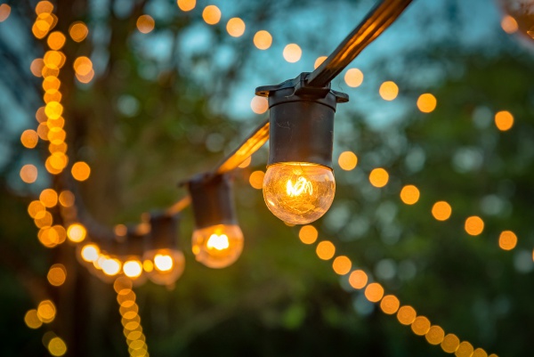 glamping string lights