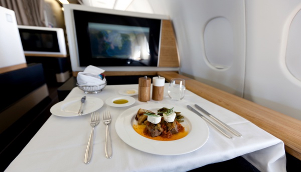 Delicious first class food