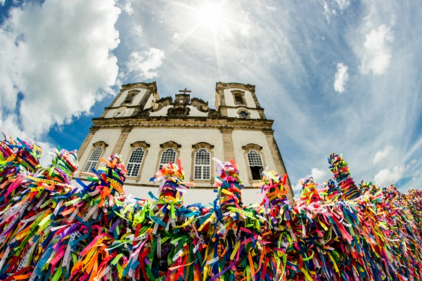 Bonfim Church at Salvador de Bahia, Brazil