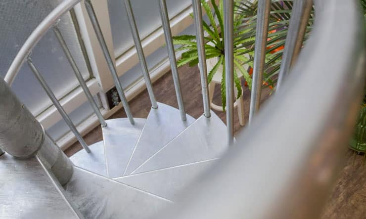 smooth galvanized treads