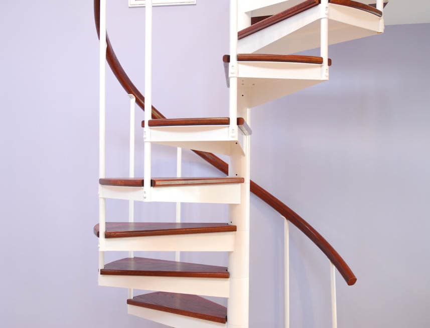 matching loft railing with wood handrail