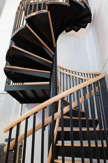 code compliant resting platforms interior office stair