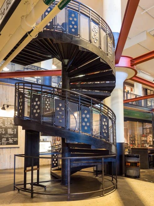 ponce city market spiral staircase