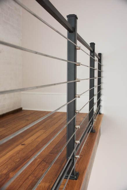 stainless steel line rail loft