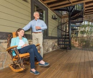 lifetime guarantee outdoor spiral staircase