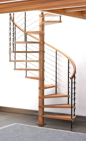 wooden spiral staircase kit