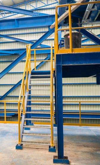 durable industrial stairs