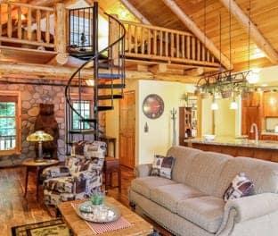premade indoor spiral stairs