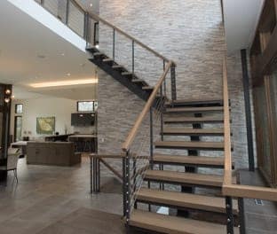 custom mono stringer stair