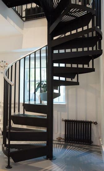 steel spiral staircase