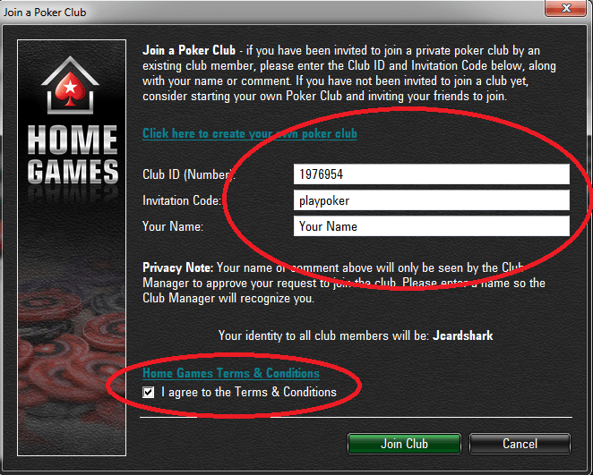 Pokerstars deals home games