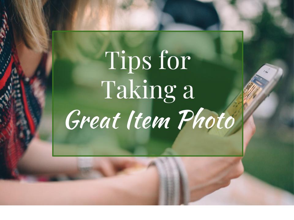 Tips for taking a great item photo | PopUpFunds.com Tips for taking a great item photo | PopUpFunds.com