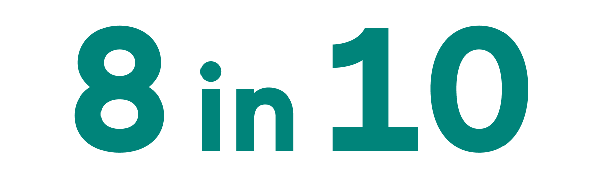 8 in 10