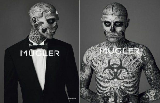 Model with Tattoos