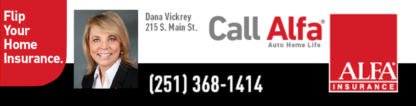 Alfa Insurance - Dana Vickrey Logo
