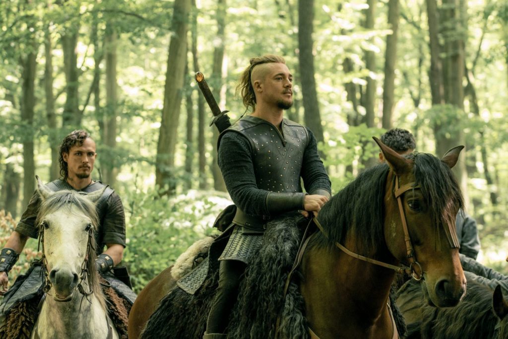 Screenshot of characters Uhtred and Sihtric from The Last Kingdom on Netflix