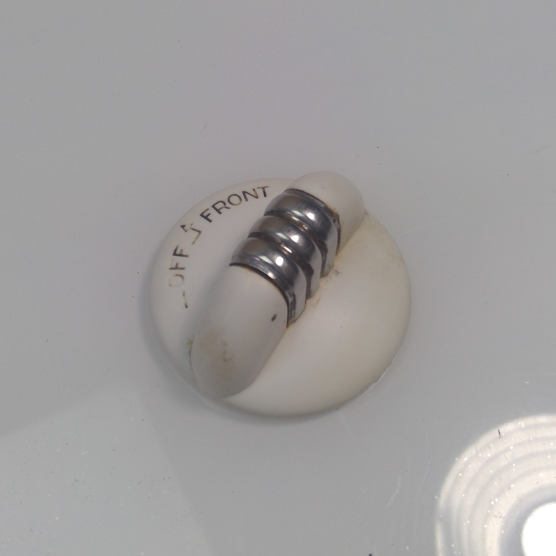 VTG Antique TAPPAN DELUXE Stove Parts BURNER KNOB (Front) R4088