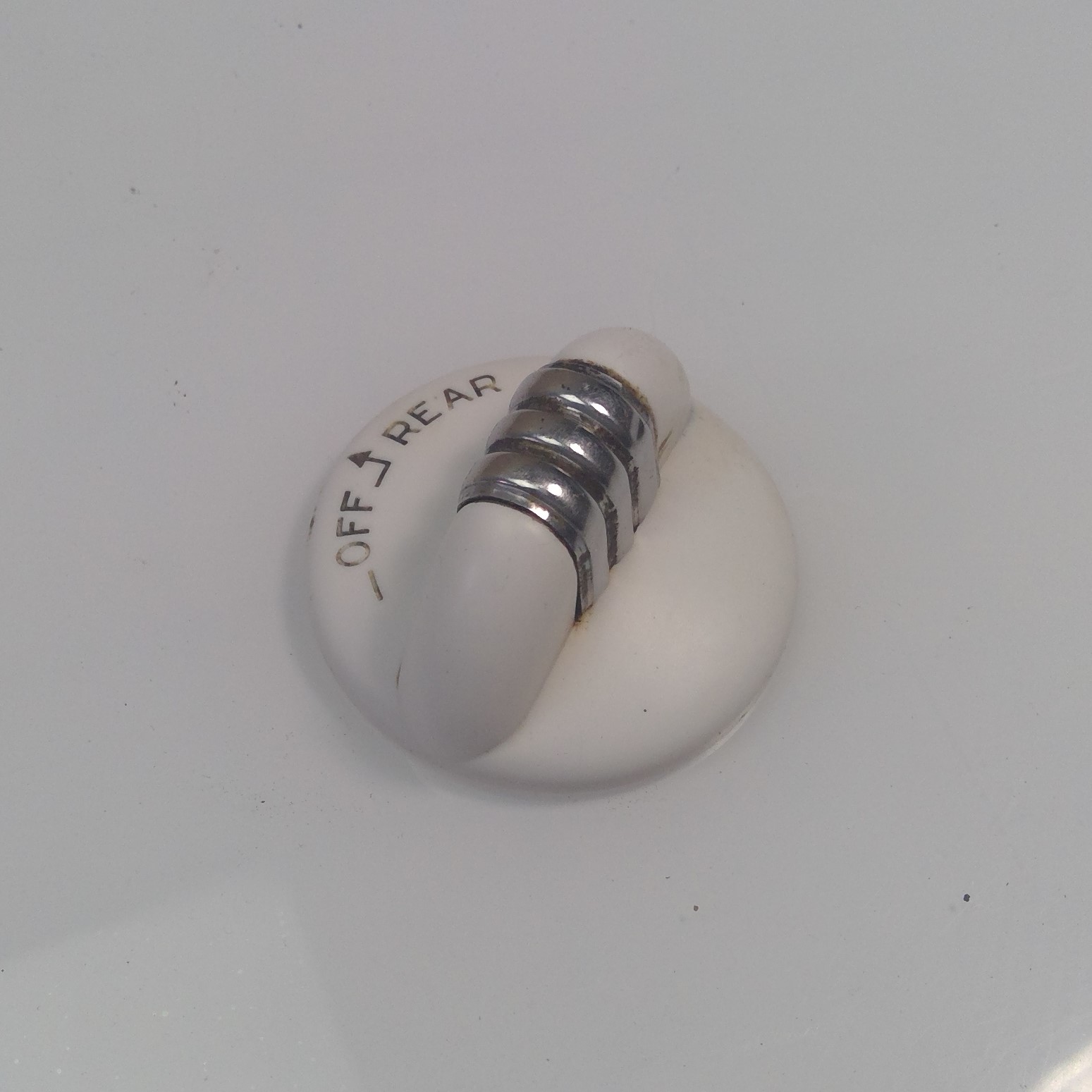 VTG Antique TAPPAN DELUXE Stove Parts BURNER KNOB (Rear) R4090