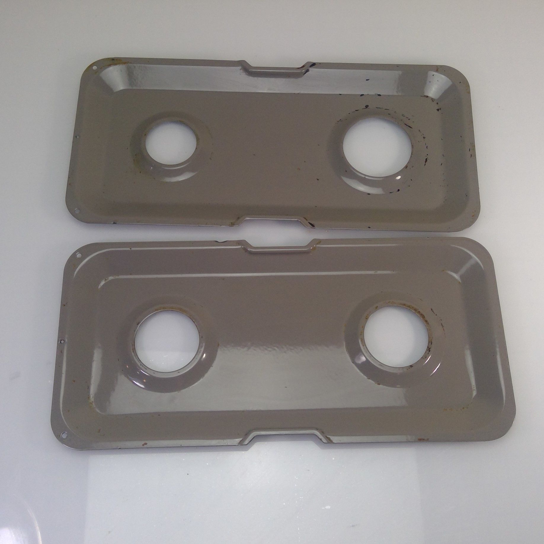 General Electric GE Stove DRIP TRAY (Set) WB32K0014 WB32K0013 WB32K14