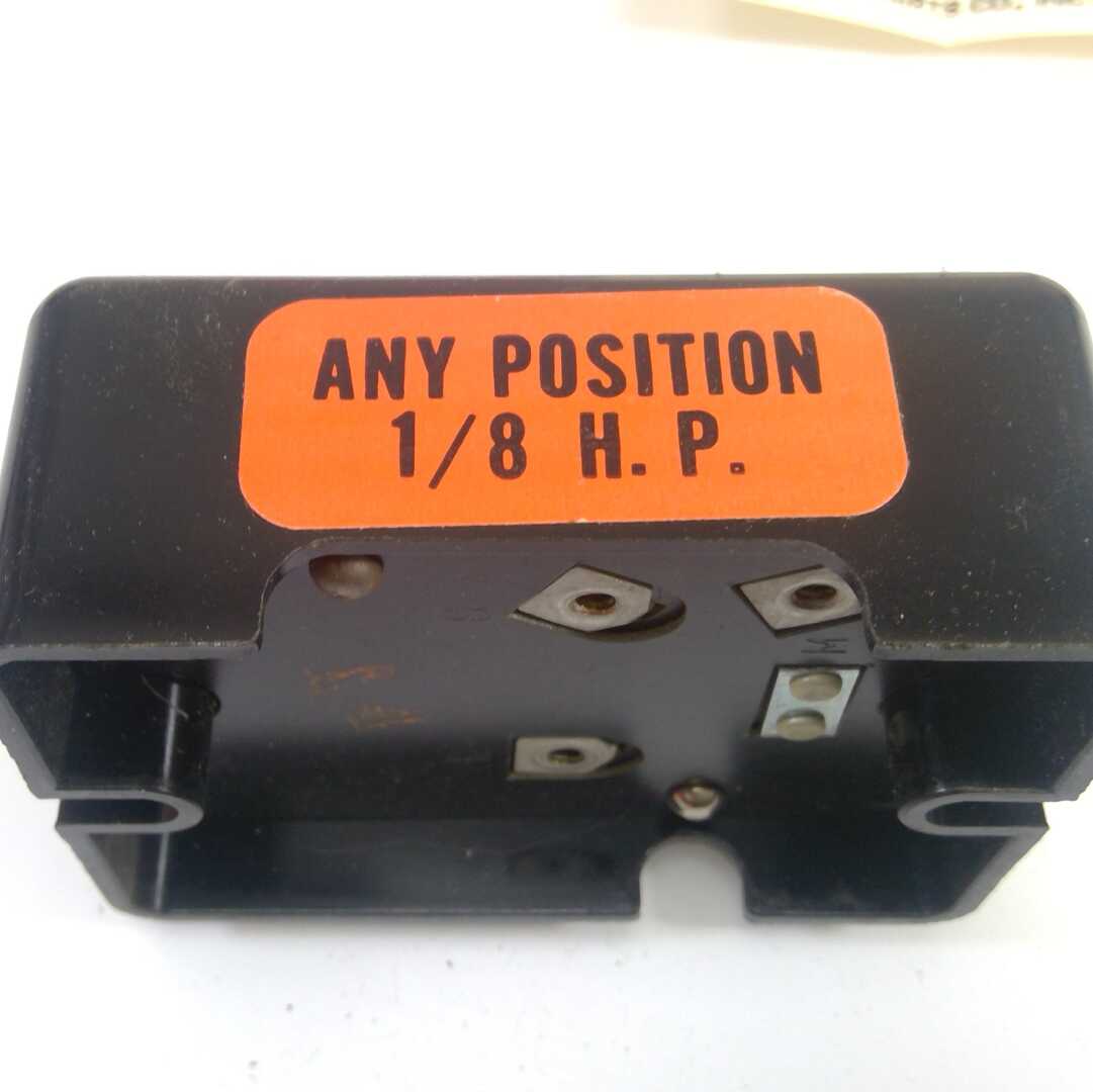 NEW Vintage Frigidaire REFRIGERATOR Compressor Relay SYT89 1/8 HP