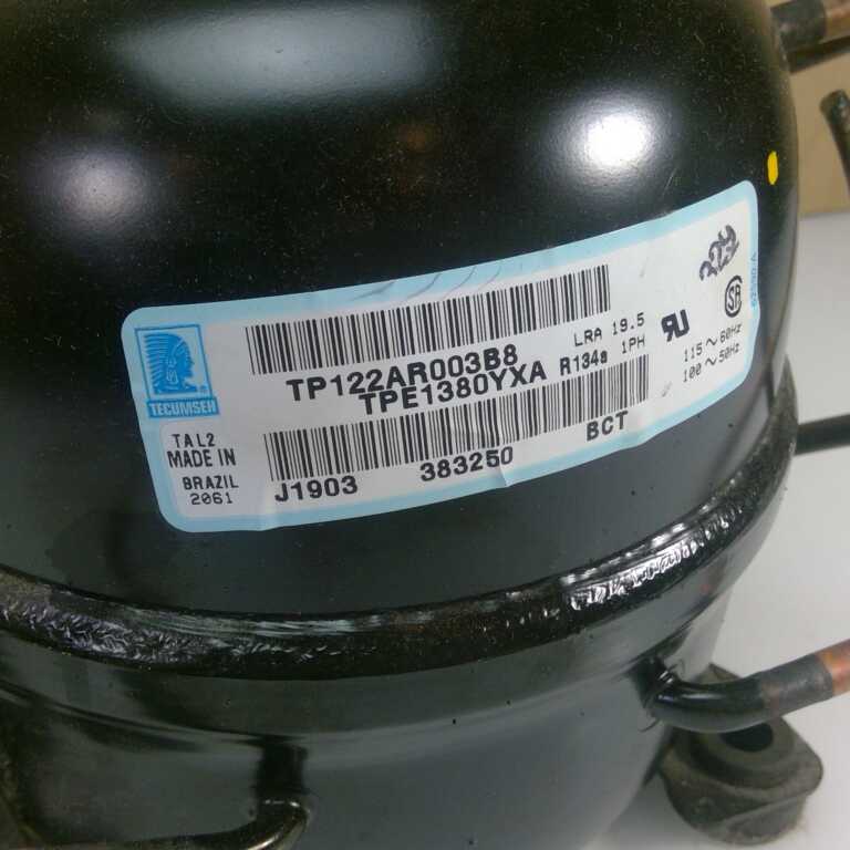 AMANA Refrigerator COMPRESSOR W10160407 TP122AR003B8 TPE1380YXA