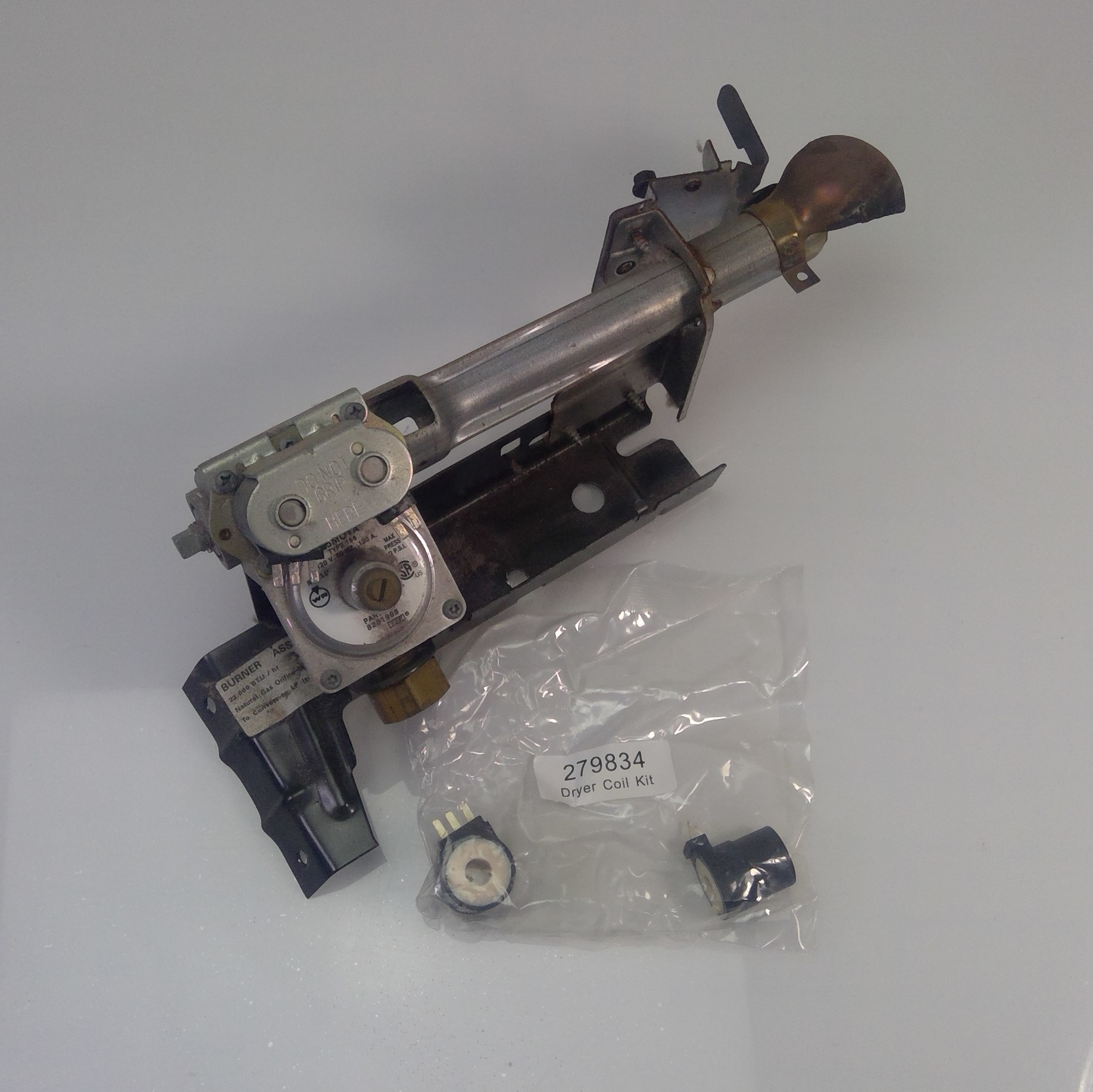 WHIRLPOOL Dryer GAS VALVE w/ NEW COILS 279536 279923 279834 Lorain Furniture