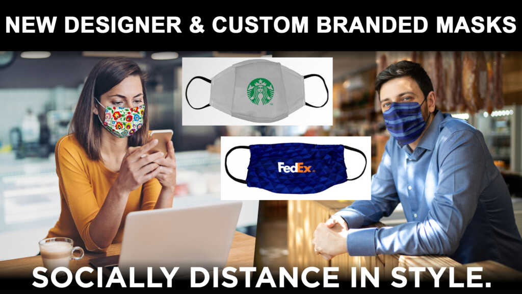 new-masks-designer-custom-branded-social-image Rogers offers Fitted Masks and Pleated Masks with space for a filter.