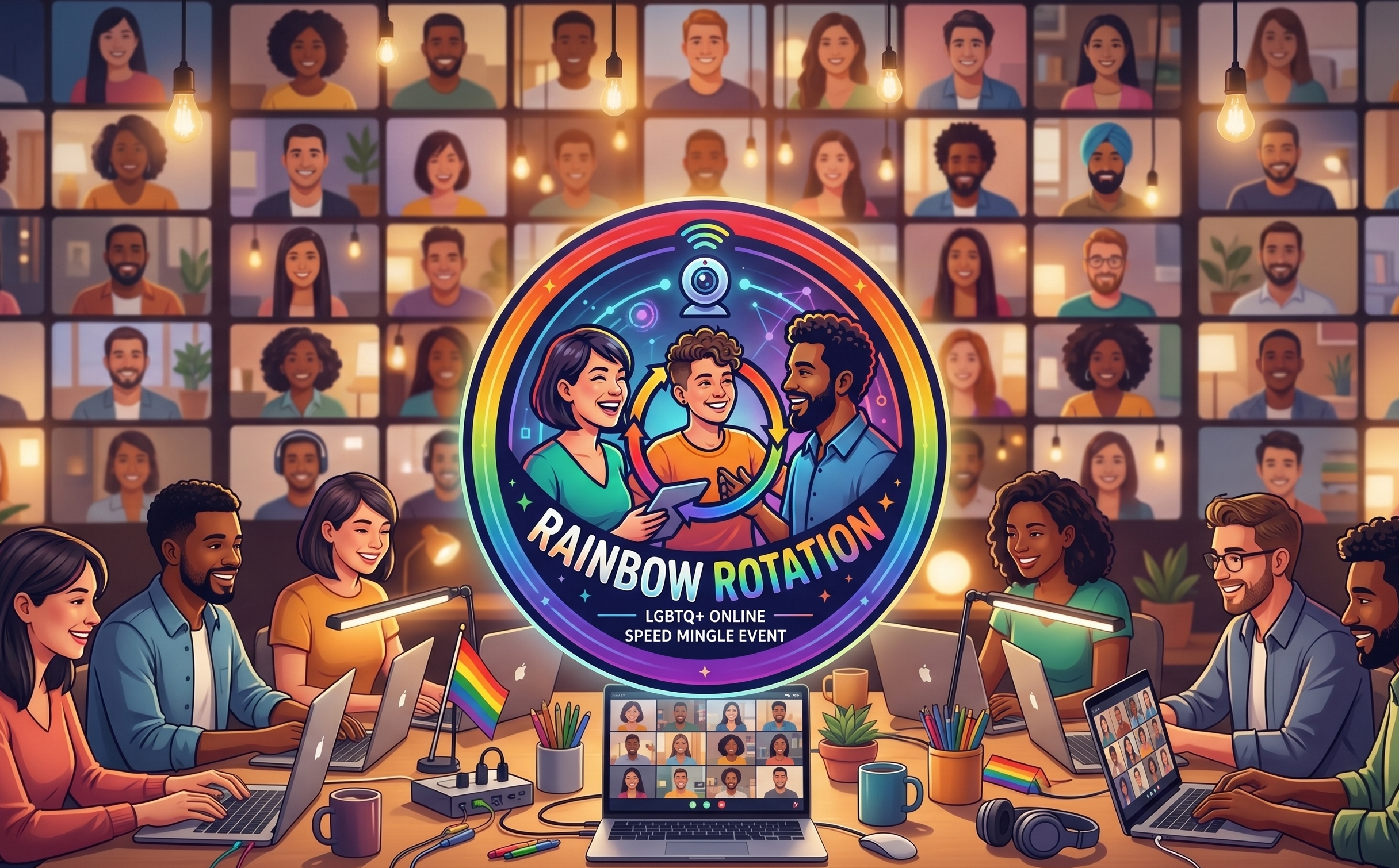 Rainbow Rotation Online Speed Mingle