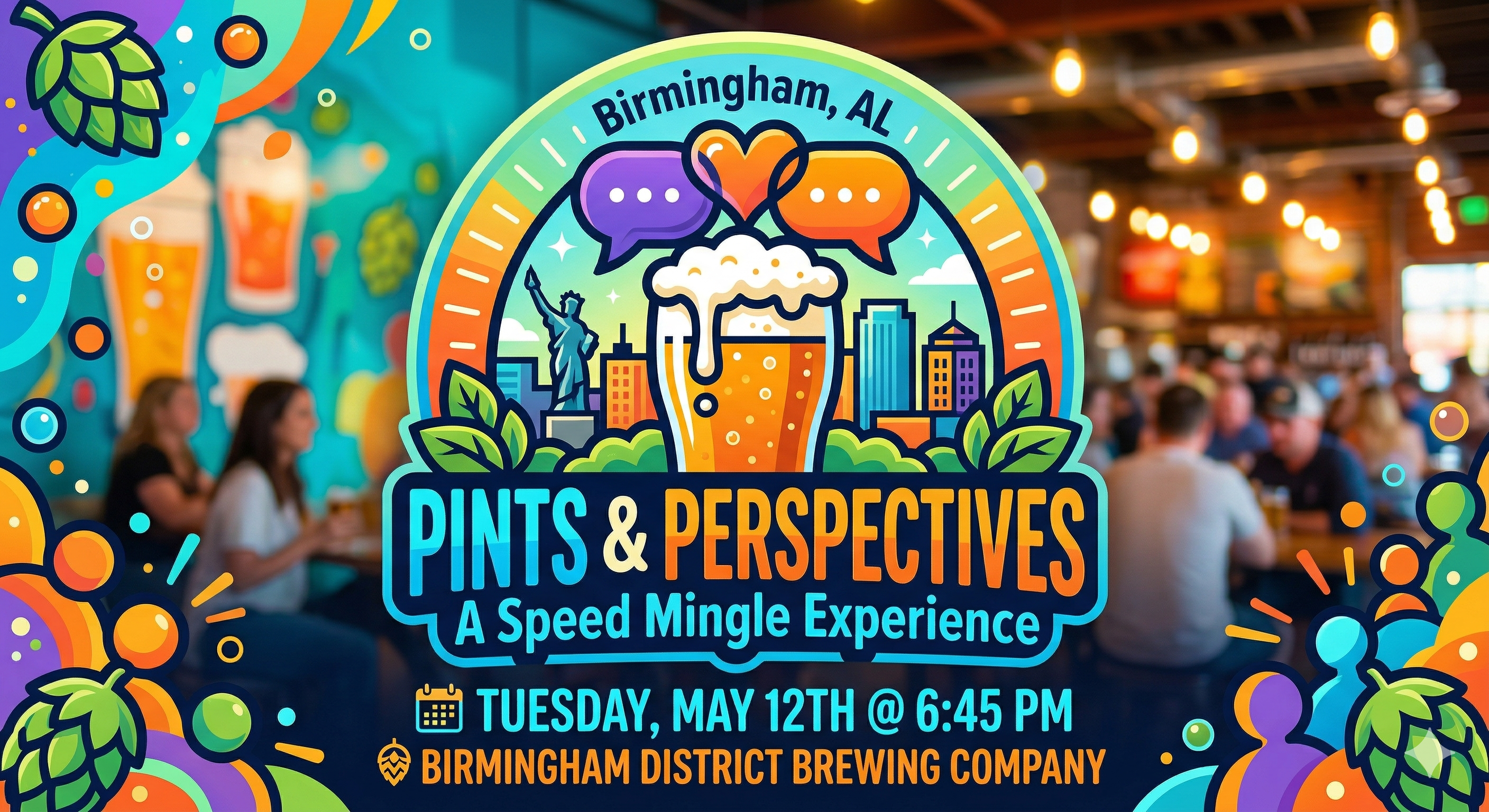 Birmingham, AL Pints & Perspectives Speed Mingle