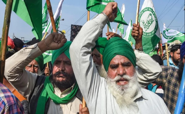 farmers protest