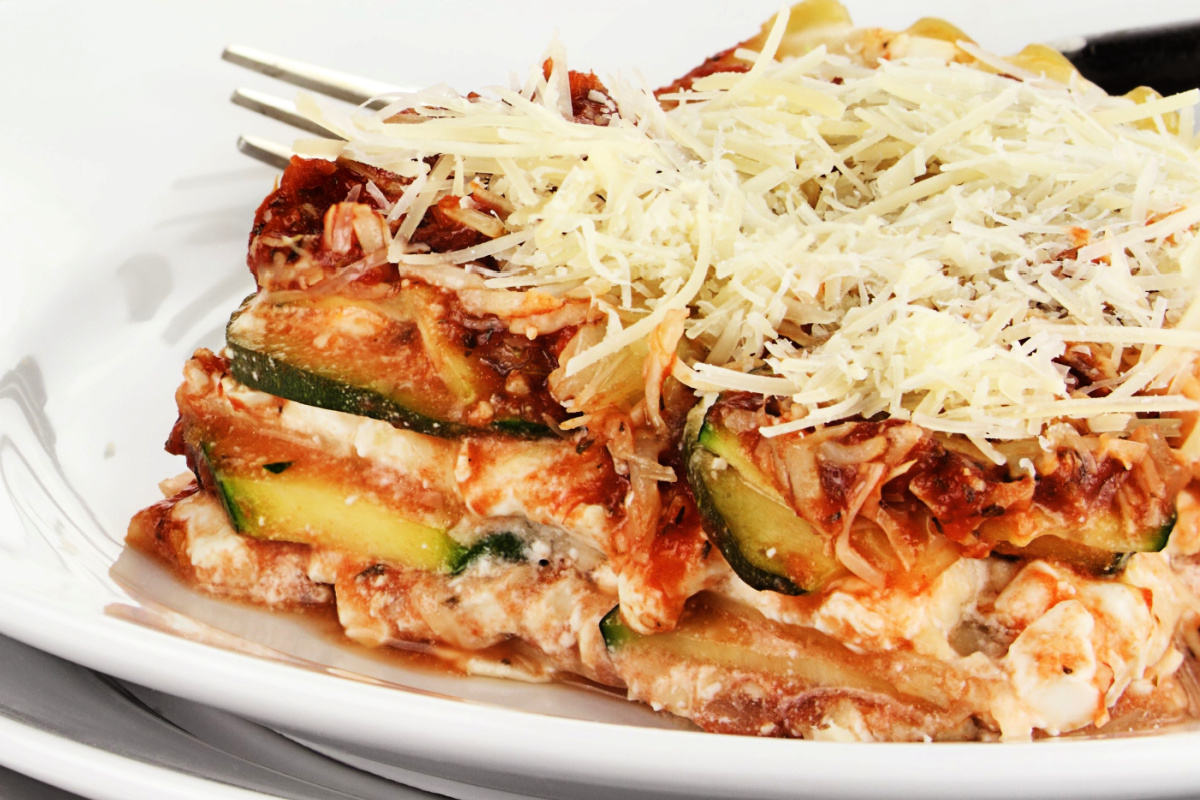 Kidfriendly Melty Cheesy Zucchini Polenta Lasagna in a Mug Recipe