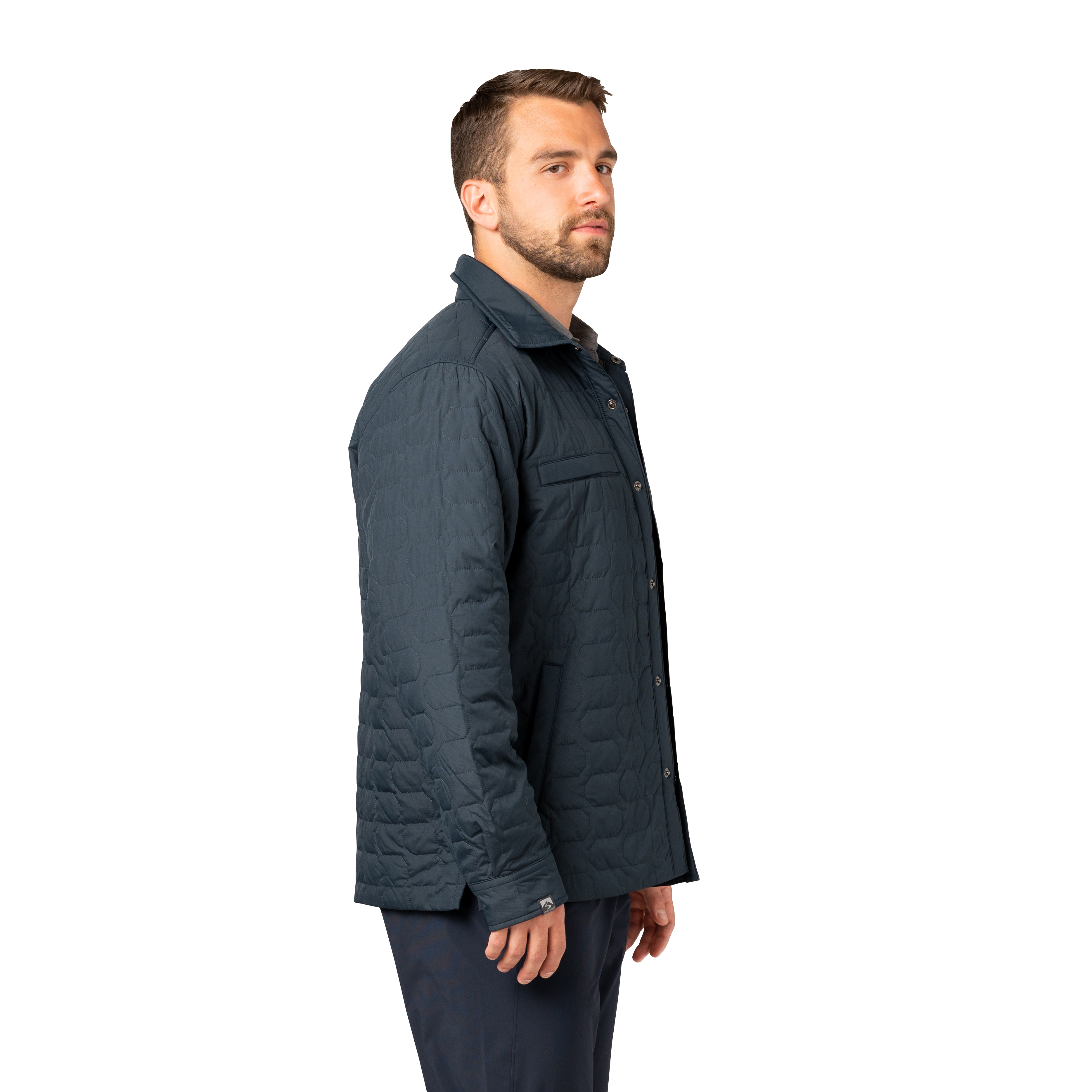 Storm Creek Men's Artisan 100 GSM Insulated Quilted Shirt Jacket 3