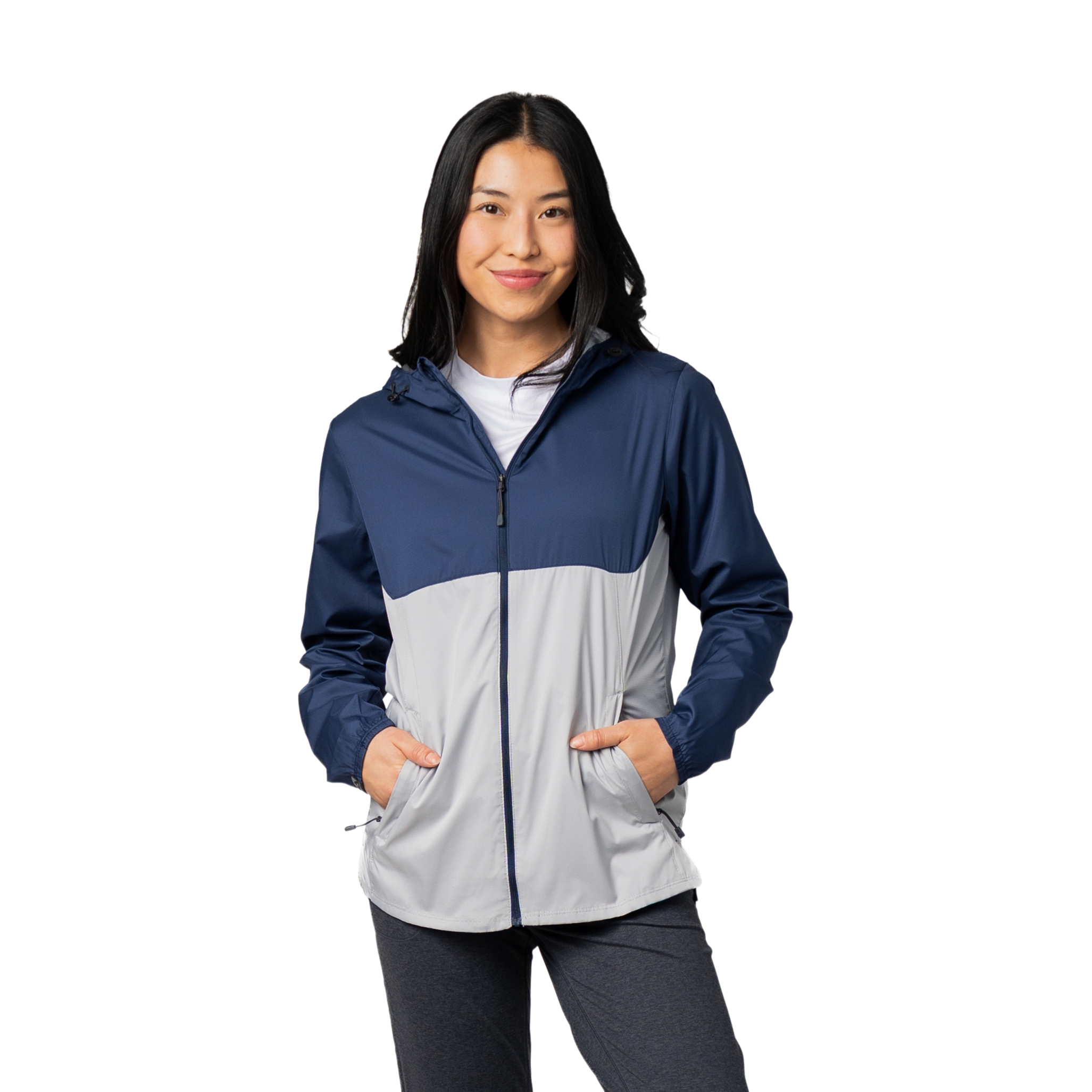 Storm Creek Women's Idealist Water-Resistant Full Zip Hooded Windbreaker 3