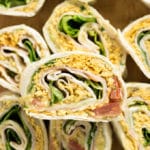 turkey guacamole pinwheels