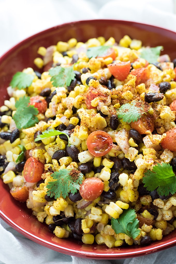 Mexican Corn and Black Bean Salad - The Salty Marshmallow