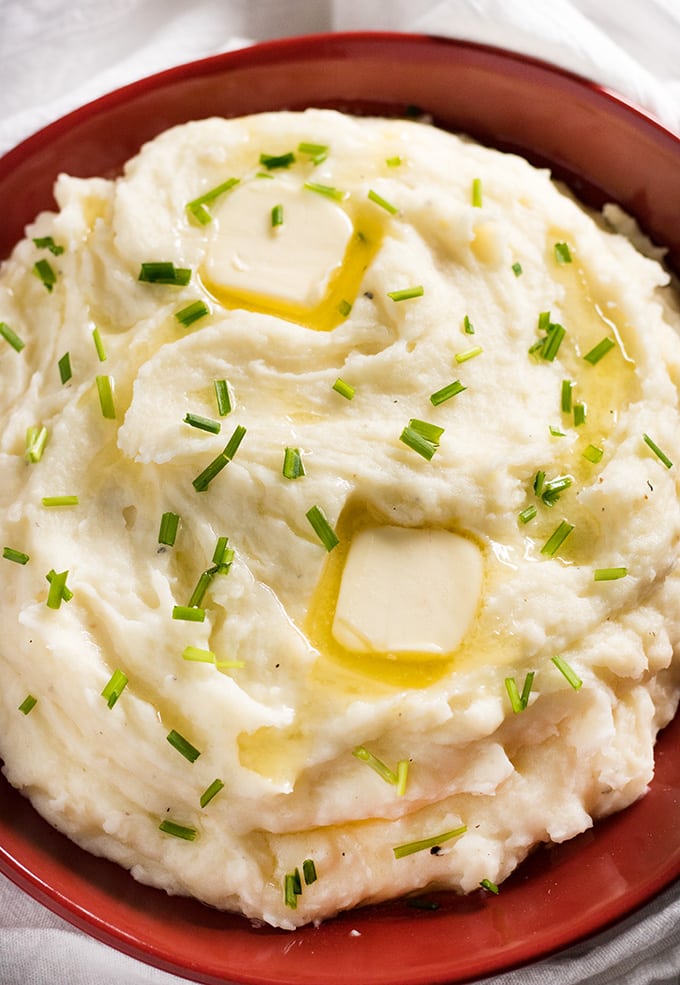 Cream Cheese Mashed Potatoes - The Salty Marshmallow