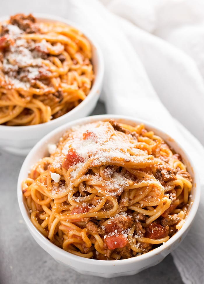 INSTANT POT SPAGHETTI