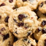 cranberry orange oatmeal cookies